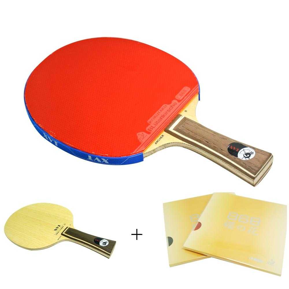 XVT ARCHER-B Carbon with KOKUTAKU 868 Rubbers - Table Tennis Hub